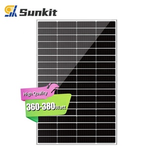 แผงโซลาร์เซลล์ SUNKIT 360W-380W โมโนคริสตัลไลน์แบบฮาล์ฟเซลล์ PERC ประสิทธิภาพสูง ขายส่งจากโรงงานในราคาพิเศษ - Product Image 4