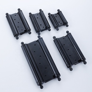 บานพับประตูเหล็กแบบสปริงคู่สีดำด้าน4นิ้วสำหรับประตูสวิง - Product Image 4