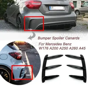Alerones Traseros Negros ABS para Mercedes Benz W176 A200 A250 A260 A45 AMG, 2 Piezas, Accesorios de Repuesto - Product Image 1