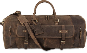 Sac à main en cuir classique pour homme, parfait pour le bureau, les voyages ou les sorties décontractées, fabriqué en cuir souple de haute qualité et élégant - Product Image 3