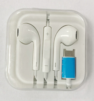 Auriculares Intrauditivos con Cable Tipo-C, Material TPE, Cable de 1.2m, Audio Estéreo, Control de Línea, Micrófono Integrado para Teléfonos Tipo-C