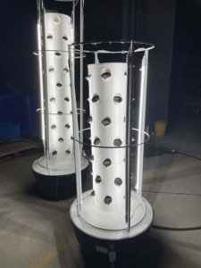 Système de culture <span class=keywords><strong>hydroponique</strong></span> et aéroponique vertical NewType pour <span class=keywords><strong>jardin</strong></span> domestique, avec serre en plastique et plaques PC, écologique - Product Image 2