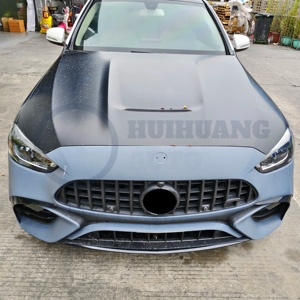 Cho Mercedes Benz 2015-2021 W205 C Class C200 C250 C300 để w206 C63 Amg 2025 BodyKit phía trước phía sau xe Bumper mui xe Fender - Product Image 2