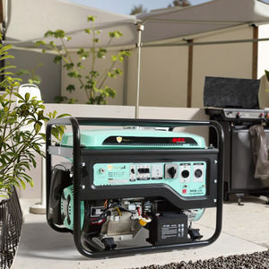 เครื่องกำเนิดไฟฟ้าเบนซินกำลังสูง 420 ซีซี 5 กิโลวัตต์ ถังน้ำมันขนาดใหญ่ 25 ลิตร สูบเดียว 4 จังหวะ สำหรับสำรองไฟฉุกเฉิน - Product Image 1