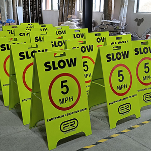 Wholesale Custom Floor Standing <b>Pavement</b> Sign <b>Board</b> A-Frame Outdoor Street Advertising Display Sidewalk Sign - Product Image 4