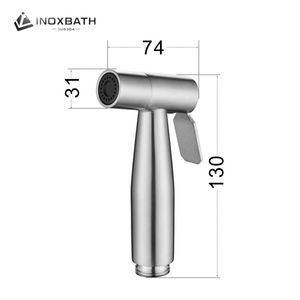 SUS <span class=keywords><strong>304</strong></span> набор биде из нержавеющей стали для туалетов, легко устанавливаемый настенный набор для чистки, набор Shattaf - Product Image 2