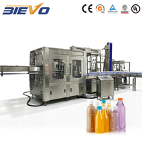 Geavanceerde automatische 3-in-1 PET-fles sap- en waterzuiveringsmachine met hoge productiviteit motor voor industriële drankenproductielijnen