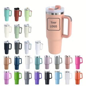 Custom Vacuum Insulated 900ml <b>Large</b> Stainless Steel Travel <b>Mug</b> with Handle Adventure Cup for Hot Drinks - Product Image 1