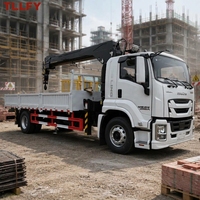 Grue à flèche droite robuste 2 tonnes 25 tonnes Zoomlion Moteur Yuchai Hauteur de levage 18m Personnalisation d'accessoires multifonctionnels