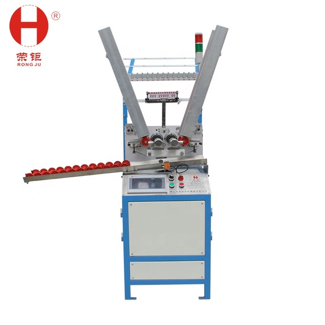 High-Speed Automatic Weft Knitting Twister Polyester Yarn Cutter Heater Spool Winding Machines for Textile Industry Motor Core
