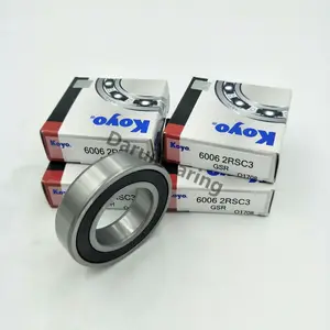 Bantalan bola dalam Koyo NTN KBC 6006 Jepang 6006 2RS ZZ C3 Koyo bearing 6006-2RS 6006ZZ