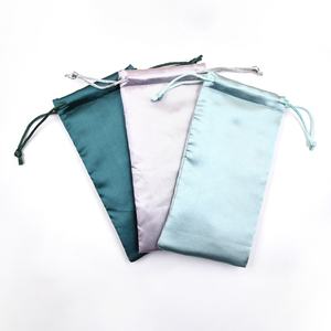 תיק משקפי שמש עבה satin שקית משקפיים מותאם אישית עם לוגו יוקרתי משקפי שמש אריזת כיס - Product Image 1