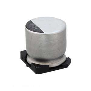 ตัวเก็บประจุ25SEV330M10X10.5แบบยึดพื้นผิว330 uF 20% 25V SMD 330 uF - Product Image 1