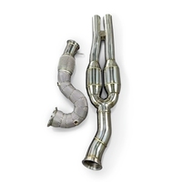 Collecteurs d'échappement haute performance pour Audi TTRS 8P RS3 2.5 TFSI EVO EA855 2017, avec isolation et convertisseurs d'échappement pour Audi TTRS Mk3