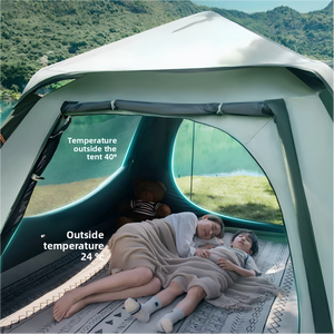 Équipement de camping portable et pliable pour une utilisation de nuit, ouverture et fermeture à une touche, conception entièrement automatique imperméable à la pluie - Product Image 6