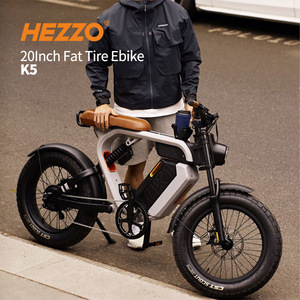 จักรยานเสือภูเขาไฟฟ้า HEZZO รุ่น K5 แบบอเมริกันย้อนยุค ยางใหญ่ ขับเคลื่อนด้วยมอเตอร์ไฟฟ้า 36V ที่ล้อหลัง - Product Image 4