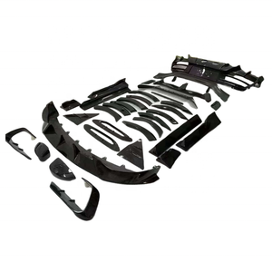 Pour <span class=keywords><strong>Aston</strong></span> <span class=keywords><strong>Martin</strong></span> DBX M Style Bodykit fibre de carbone sèche lèvre avant garde-boue jupe latérale diffuseur arrière aileron arrière tuyau d'échappement - Product Image 1