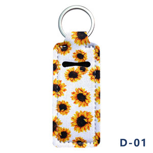 Rectangular Metal Snap Keychain with Slots - New Lip Balm Clip Keychain - Unique Personalized Accessory - Product Image 1