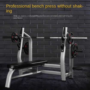 ชุดบาร์เบลล์สำหรับออกกำลังกายที่บ้านแบบพับได้อเนกประสงค์ รุ่นขายดีที่สุด พร้อมม้านั่งปรับระดับได้สำหรับยกน้ำหนักแบบสควอทและเพรส - Product Image 2