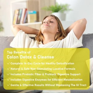 High Quality Colon Cleanse & Detox For Weight Loss Capsules Include Digestive Enzymes For Efficient Metabolization Capsules - Product Image 3