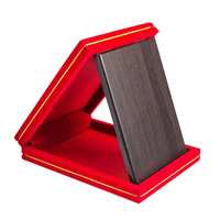 Plaques décoratives en bois pour trophées, avec boîte en velours, personnalisables, gravées sur mesure, pour événements d'entreprise, vente en gros en usine