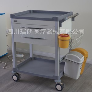 Carrito Médico Sichuan Ruilang RT-098 de Doble Capa, Silencioso, con Tablero de Escritura para Uso Hospitalario - Product Image 1