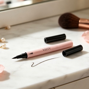 VISTY 2 Colors Liquid Eyeliner Pen Ultra Fine Precision Tip Waterproof Long Lasting OEM ODM Bulk Supply for <strong>Beauty</strong> Distributors - Product Image 1