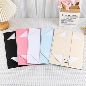 Caja de Regalo de Papel con Lazo, Caja de Embalaje con Tapa Deslizante para Joyería, Boutique, Comercio Minorista - Product Image 2