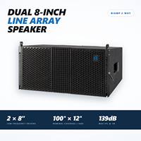 PX208 2x8" Passif - 139 dB SPL max, 100 ° x12 °   Couverture sonore idéale pour les boîtes de nuit, les salles de concert et les grandes manifestations