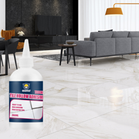 GORVIA T333HP Agent de collage de carrelage durable, adhésif facile pour la réparation des sols de salle de bain et de cuisine, 260 ml, adhésif perméable pour carrelage creux