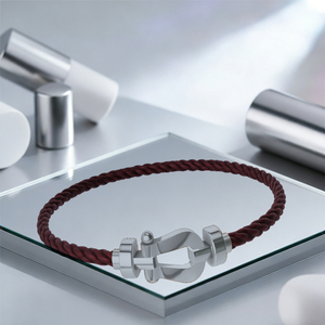 Exquisita Pulsera de Plata de Ley Chapada en Oro con Cierres de Zirconio en Forma de Rombo para Parejas Unisex - Product Image 1