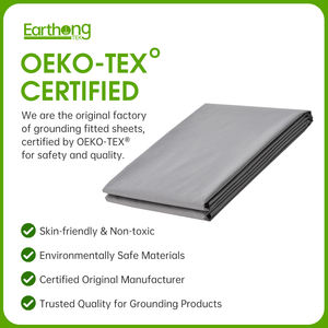 Leading Technology <strong>Small</strong> <strong>Double</strong> Size Safety Comfortable Static Protection Grounding Bed <strong>Sheet</strong> Earthing <strong>Fitted</strong> <strong>Sheet</strong> - Product Image 6
