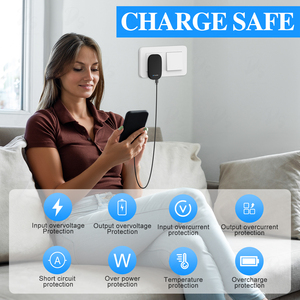 Cargador <span class=keywords><strong>de</strong></span> Pared USB C <span class=keywords><strong>de</strong></span> 20W, Adaptador <span class=keywords><strong>de</strong></span> Carga Rápida PD + QC3.0 para <span class=keywords><strong>iPhone</strong></span> y Samsung, Enchufe del Reino Unido, <span class=keywords><strong>Salida</strong></span> <span class=keywords><strong>de</strong></span> 5V/3A - Product Image 6