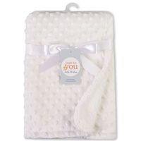 Couverture en minky à pois super douce pour bébé, vente chaude personnalisée en Corée pour enfants