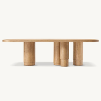 Meubles de restaurant classiques de luxe Table de conférence Bureau Villa peut être personnalisé ventes directes d'usine