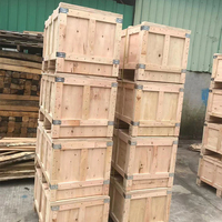 Caisses en bois contreplaqué personnalisées pour le commerce extérieur, l'exportation, le transport logistique, boîte en bois, caisse en contreplaqué sans fumigation pour l'expédition