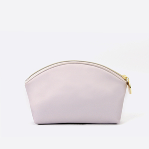 Pleated Gift Cosmetic Bag Gold-Tone Zipper Satin Beauty Bag Quality Guarantee Custom Luxury Travel Cosmetic Pouch Polyester - Product Image 1