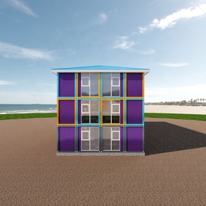 <span class=keywords><strong>บ้าน</strong></span>ภาชนะแพ็คแบบแบนสาม<span class=keywords><strong>ชั้น</strong></span>แบบพกพาสำหรับอาบน้ำ<span class=keywords><strong>2</strong></span> 3 4ห้องนอนพร้อมแผงแซนวิชทำจากเหล็ก - Product Image 3