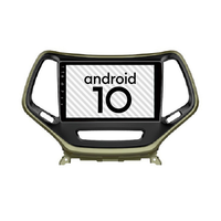 Autoradio Android 2015, HD 2016 P, GPS, Wifi, DSP, lecteur Audio MP3, lecteur de musique, pour Jeep Cherokee (2017, 2018, 10.0, 1080)