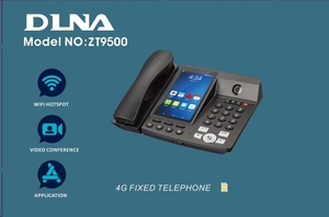Téléphone sans fil fixe 4G Android à bas prix avec carte SIM et batterie ZT9500 ZT9500 le téléphone intelligent Android 4G - Product Image 1