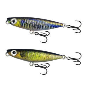 Vente en gros <span class=keywords><strong>Leurre</strong></span> de pêche artificiel rigide en ABS, <span class=keywords><strong>flottant</strong></span>, type Minnow Pencil, avec mouvement Zig-Zag Dog Topwater, 48mm/18g, à hameçon triple, <span class=keywords><strong>Rapala</strong></span> - Product Image 5