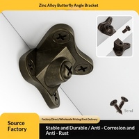 Accessoires de connexion trois-en-un non ouvrables pour meubles : support d'étagère papillon pour montage DIY de armoire, table, chaise, lit
