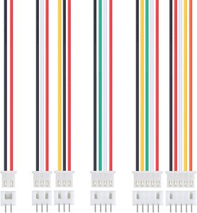 JST adaptor XH/SR 2-Pin konektor laki-laki/perempuan 135mm konduktor tembaga murni isolasi PVC panjang dapat disesuaikan untuk LED elektronik - Product Image 5