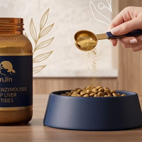 Peptide enzymatiquement hydrolysé naturel de foie de mouton, amplificateur de saveur, booster protéiné pour aliments pour animaux de compagnie