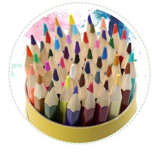 Crayons de couleur hexagonaux en bois, nouvelle collection, pigments résistants à la décoloration, assortiment complet de teintes, pour la rentrée scolaire, fournitures scolaires pour étudiants - Product Image 2