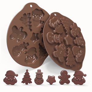 Issili Christmas Tree Chocolate Mold, Food-Grade Silicone Pastry & Cookie <b>Baking</b> Mold, Customizable - Product Image 1