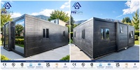 Casa Contenedor Prefabricada Expandible de Lujo de 20 y 40 Pies, Lista para Enviar, con 1, 2, 3, 4 o 5 Dormitorios, Portátil, en Venta