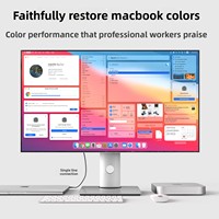 Monitor 4K de 32 Pulgadas, Ajustable y Giratorio, Panel IPS 2K, Tipo-C para Diseñadores, Proyección para Computadora, 100% SRGB, 94% P3, China Continental