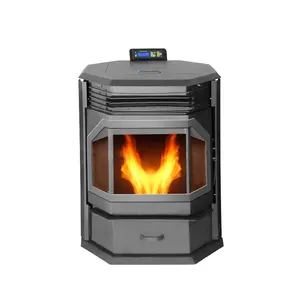 Green Energy Automatic Big Wood Pellet Fireplace