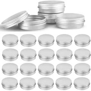 Vente chaude de pots à bougies en aluminium personnalisés argentés, dorés, noirs et blancs, tailles de 10g à 120g, bouchon à vis rond, finition mate, marque MITA - Product Image 5